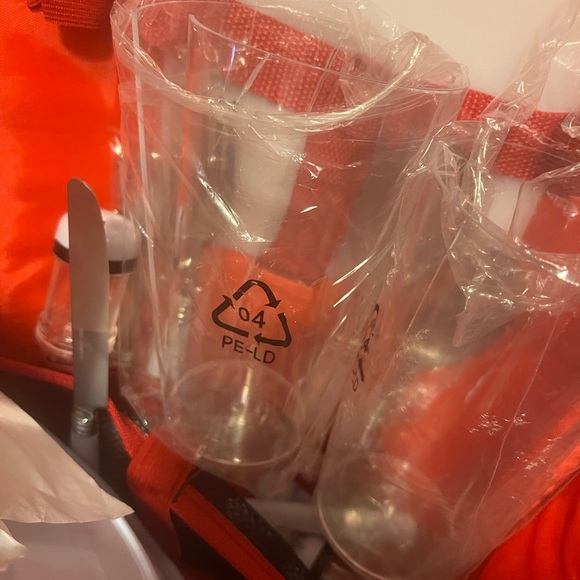 🔥ANGRY ORCHARD PICNIC SET BACKPACK BLANKET DECALS BONUS! ⚫️final price RARE FIND - Picture 4 of 7